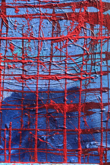Malerei mit dem Titel "Catastrophe" von Jean-Jacques Minardi (Ipo), Original-Kunstwerk, Acryl Auf Keilrahmen aus Holz montie…