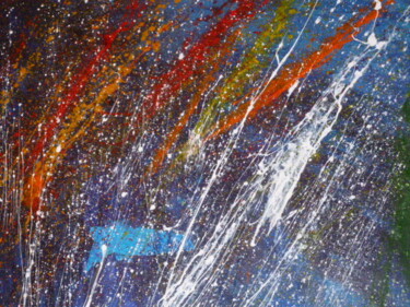 Malerei mit dem Titel "Before fiesta" von Jean-Jacques Minardi (Ipo), Original-Kunstwerk, Acryl