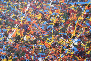 Картина под названием "World" - Jean-Jacques Minardi (Ipo), Подлинное произведение искусства, Акрил Установлен на Деревянная…