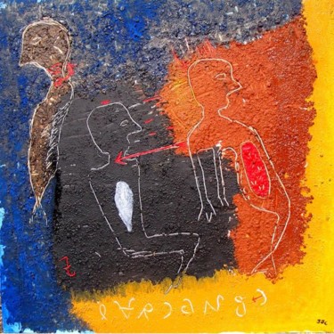 Peinture intitulée "l'arcange" par Jean-Jacques Corriger, Œuvre d'art originale