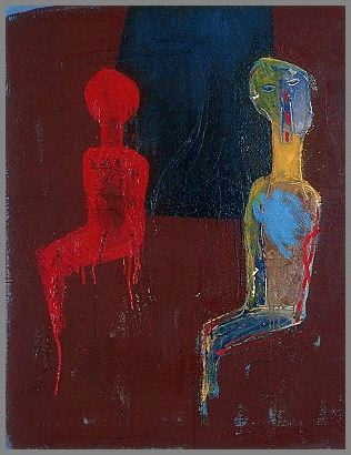 Peinture intitulée "l'abscence" par Jean-Jacques Corriger, Œuvre d'art originale