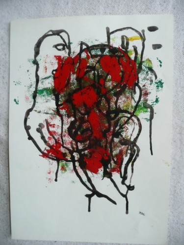 Painting titled "sans titre" by Jean-Jacques Corriger, Original Artwork