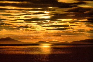 Fotografia intitolato "SUNSET ON ISLE OF S…" da Jean-Jacques Massou, Opera d'arte originale, fotografia a pellicola