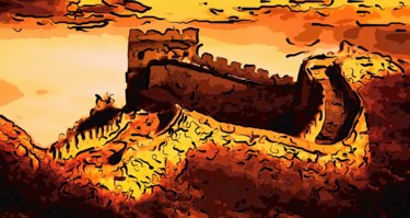 Digital Arts titled "The Great Wall" by Jack Cash Jr, Original Artwork