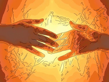 Digital Arts titled "Healing Touch" by Jack Cash Jr, Original Artwork