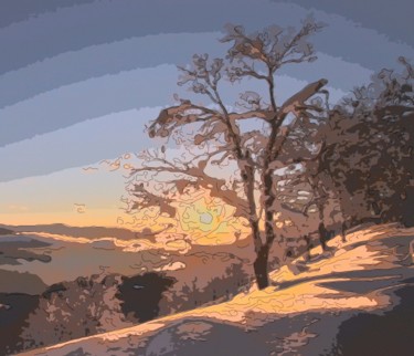 Arte digitale intitolato "A Day In Winter" da Jack Cash Jr, Opera d'arte originale, Pittura digitale