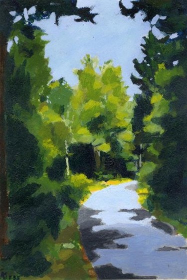 Painting titled "Blackwoods" by Jeff Kiess, Original Artwork, Oil