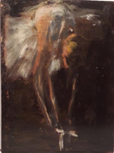 Peinture intitulée "LA DANSEUSE" par Jean Louis Biaujeaud, Œuvre d'art originale, Huile