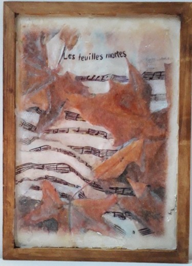 Peinture intitulée "LES FEUILLES MORTES" par Jean Louis Biaujeaud, Œuvre d'art originale, Acrylique