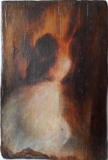 Peinture intitulée "La danseuse, d'aprè…" par Jean Louis Biaujeaud, Œuvre d'art originale, Huile