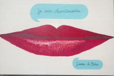 Painting titled "Je suis Montmartre" by Joel Lansel, Original Artwork, Acrylic