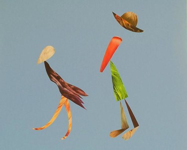 Je Tire mon Chapeau Peinture intitulée "Je Tire mon Chapeau" par Jean-Luc Bohin, Œuvre d'art originale, Huile