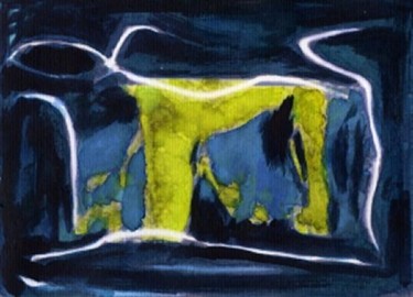 Peinture intitulée "la-chute-20x14.jpg" par Jean-Louis Brunati, Œuvre d'art originale