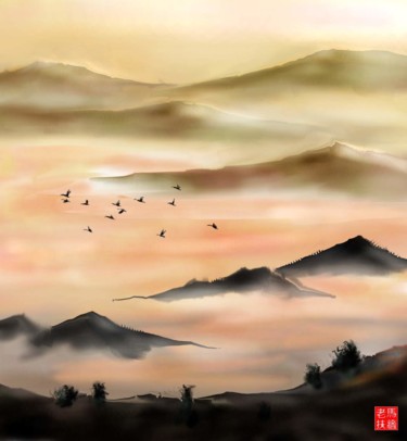 Digital Arts titled "风景" by Changli Ma, Original Artwork