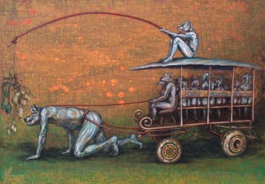 Pintura titulada "SOBRECARGA, DE LA S…" por Lorenzo, Obra de arte original