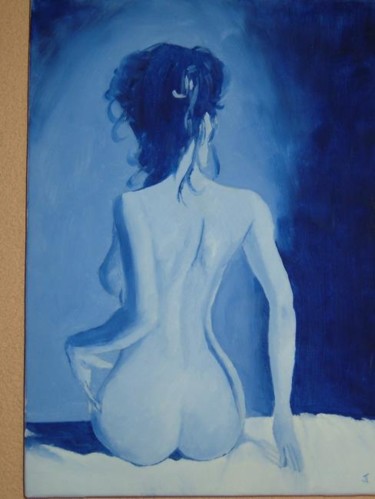 Painting titled "sensualité" by Jl, Original Artwork