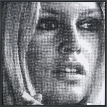 Скульптура под названием "Brigitte Bardot" - Jm Collell, Подлинное произведение искусства, Металлы