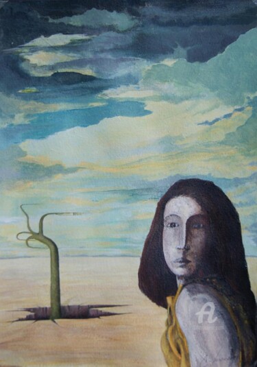Painting titled "la vie" by Jean-Michel Mahaux, Original Artwork, Acrylic
