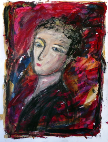 Painting titled "Le silence des égli…" by Jean-Marc Zabouri, Original Artwork