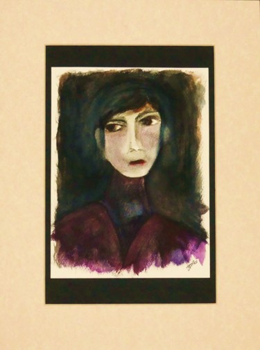 Painting titled "Régine" by Jean-Marc Zabouri, Original Artwork