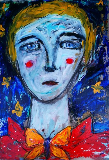 Peinture intitulée "Vlady" par Jean-Marc Zabouri, Œuvre d'art originale, Acrylique