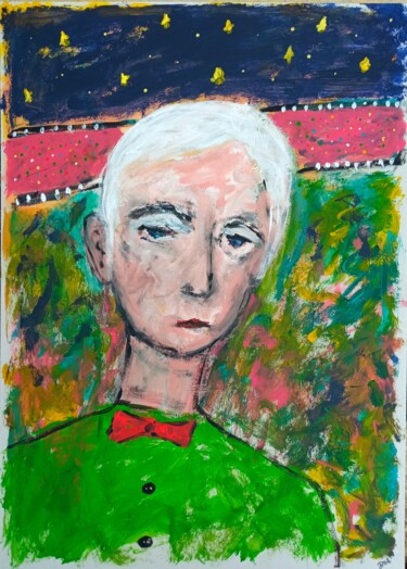 Pintura titulada "S'il avait pu vieil…" por Jean-Marc Zabouri, Obra de arte original, Acrílico