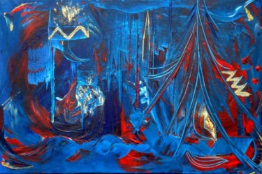 Peinture intitulée "Saltimbanques." par Jean-Marc Zabouri, Œuvre d'art originale