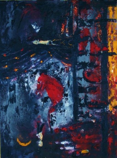 Peinture intitulée "Dans l'ombre de Buc…" par Jean-Marc Zabouri, Œuvre d'art originale