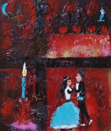 Malerei mit dem Titel "Un mariage à Varsov…" von Jean-Marc Zabouri, Original-Kunstwerk