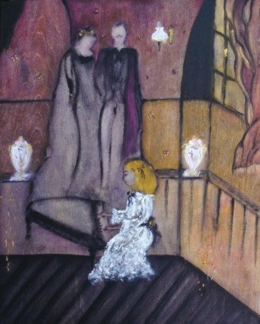 Pintura intitulada "Une enfant de novem…" por Jean-Marc Zabouri, Obras de arte originais