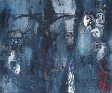 Peinture intitulée "Le chant du Cygne." par Jean-Marc Zabouri, Œuvre d'art originale, Huile