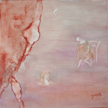 Peinture intitulée "Le cheval venu de l…" par Jean-Marc Zabouri, Œuvre d'art originale