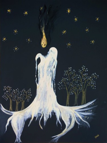 Peinture intitulée "L'arbre Enchanteur" par Jean-Marc Zabouri, Œuvre d'art originale