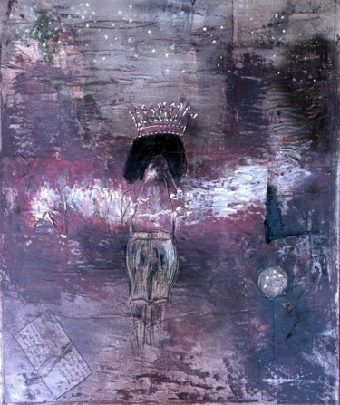 Peinture intitulée "Les larmes d'Amadeu" par Jean-Marc Zabouri, Œuvre d'art originale