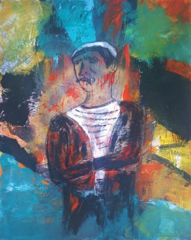 Painting titled "Aedan" by Jean-Marc Zabouri, Original Artwork