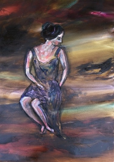 Painting titled "Louise" by Jean-Marc Zabouri, Original Artwork