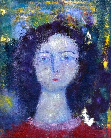 Painting titled "Violette" by Jean-Marc Zabouri, Original Artwork