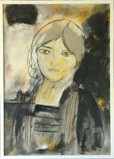 Peinture intitulée "Rosalie" par Jean-Marc Zabouri, Œuvre d'art originale
