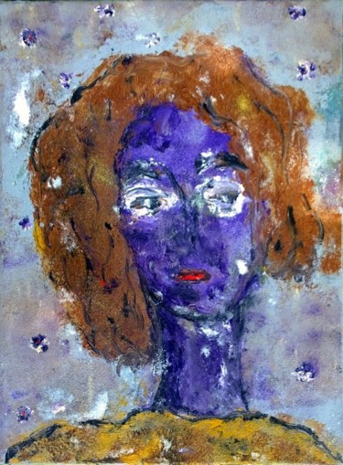 Painting titled "Pia" by Jean-Marc Zabouri, Original Artwork