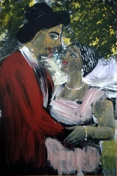 Peinture intitulée "Mariage provençal" par Jean-Marc Zabouri, Œuvre d'art originale