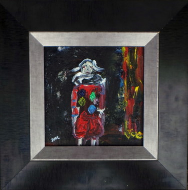 Peinture intitulée "Par la porte dérobée" par Jean-Marc Zabouri, Œuvre d'art originale