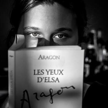 Fotografia zatytułowany „Les yeux d'Elsa” autorstwa Jean-Marc Angelini, Oryginalna praca, Fotografia cyfrowa
