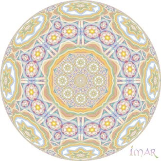 Arte digital titulada "Mandala Armonizador…" por Imar, Obra de arte original