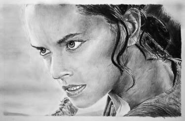 Drawing titled "rey-42x27.jpg" by José Andrés Martín Rodrigo, Original Artwork, Pencil