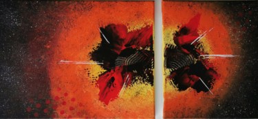 Peinture intitulée "Explosion" par Jmartscreations, Œuvre d'art originale, Acrylique