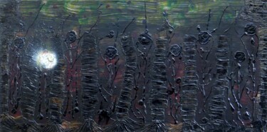 Pittura intitolato "The dark shadows of…" da Jmb, Opera d'arte originale, Acrilico