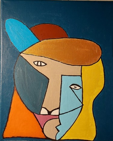 Painting titled "PICAJO" by Jmbr, Original Artwork, Acrylic Mounted on Wood Stretcher frame