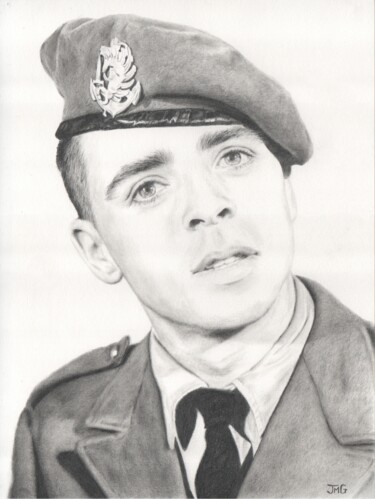 Drawing titled "Marc 1963" by Jean-Marc Gilles, Original Artwork, Graphite