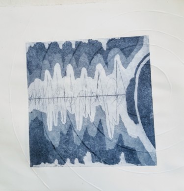 Gravures & estampes intitulée "sound-vibration.jpg" par Jean-Michel Glasman, Œuvre d'art originale, Eau-forte