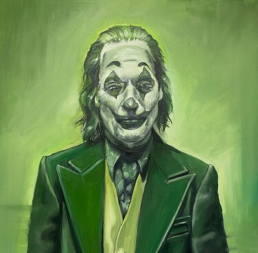 Pintura intitulada "Joker 2" por Jean-Michel Lourenço, Obras de arte originais, Óleo Montado em Armação em madeira